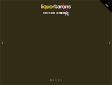 Tablet Screenshot of liquorbarons.com.au